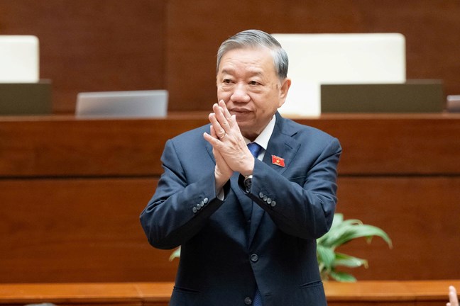 Tổng Bí thư Tô Lâm dự Hội nghị toàn quốc quán triệt Chỉ thị của Bộ Chính trị, triển khai công tác bầu cử